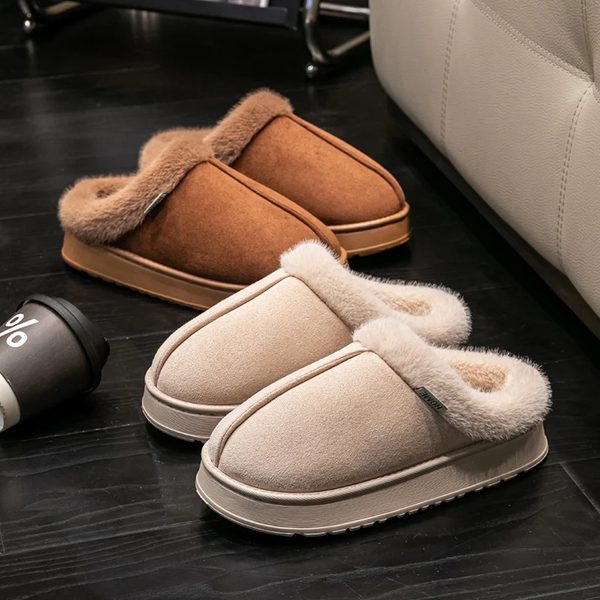 Fluffy Cosy House Slippers