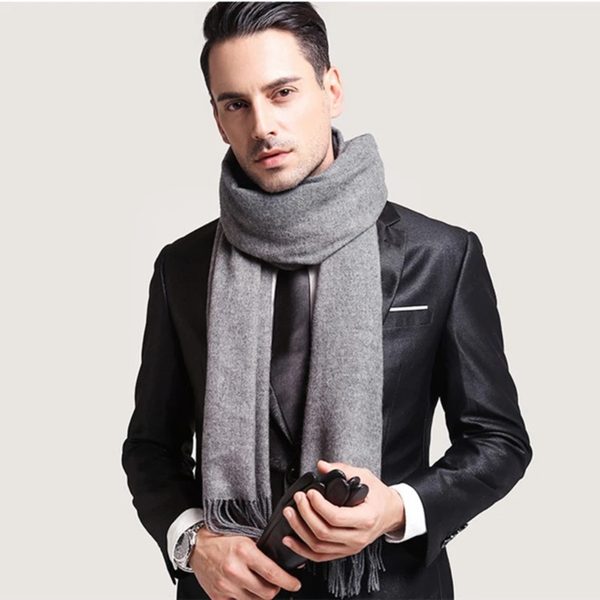 Soft Wool-feel Winter Scarf