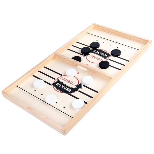 Wooden Sling Puck Game