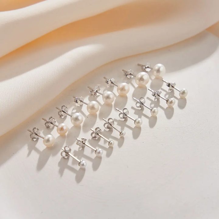 Pearl Stud Earrings