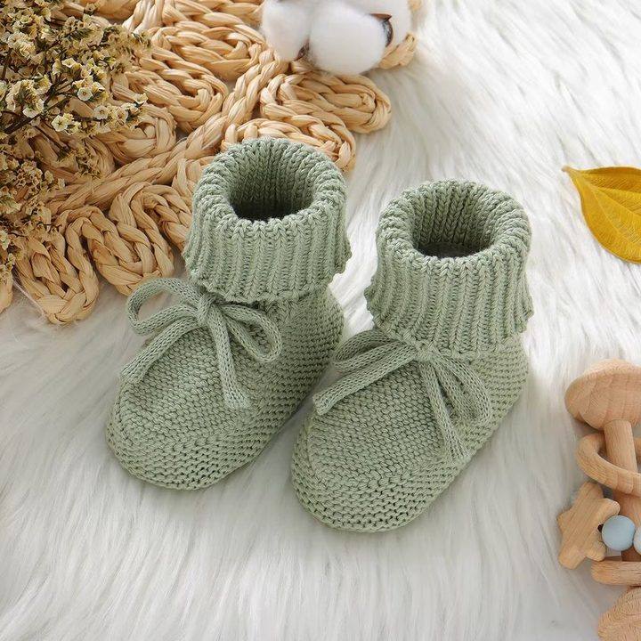 Sage Knit Booties