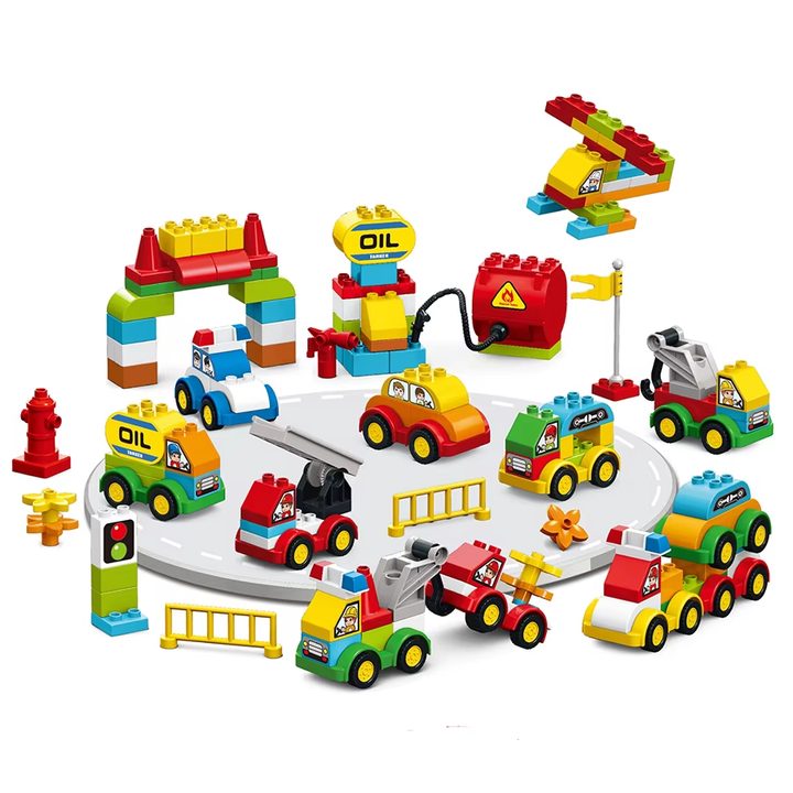 Big-Brick Car Set