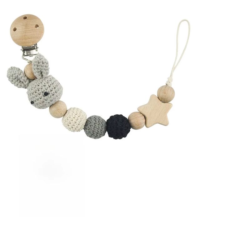 Personalised Bunny Dummy Chain
