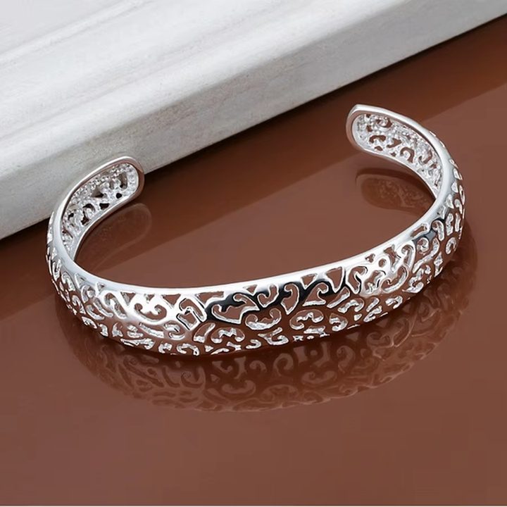 Silver Filigree Bangle