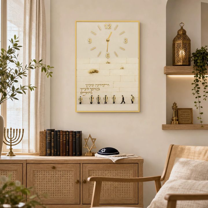 Kotel Lucite Wall Clock