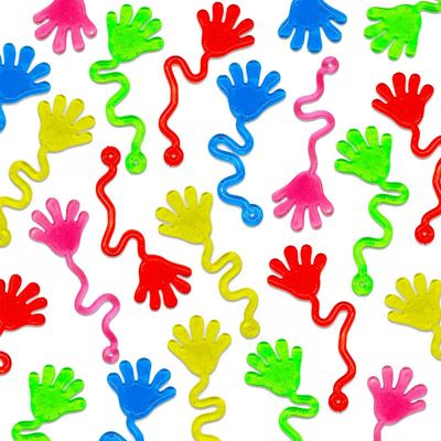 Glitter sticky hands