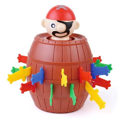 Jumping pirate barrel game