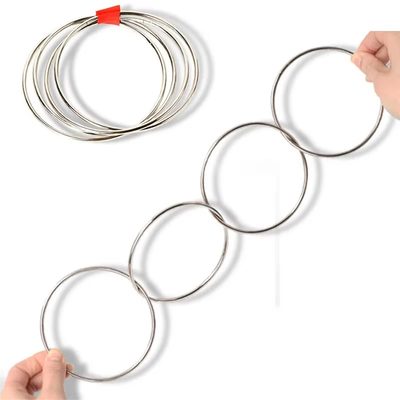 Linking magic rings, 4 pcs