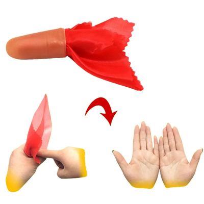 Thumb tip vanish trick, 3 pcs