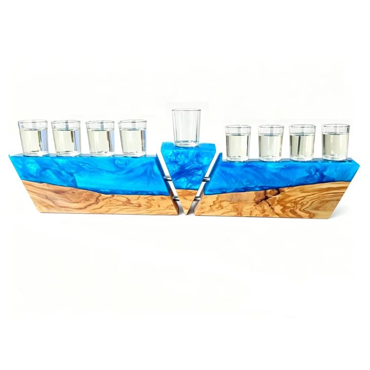Olive Wood Menorah