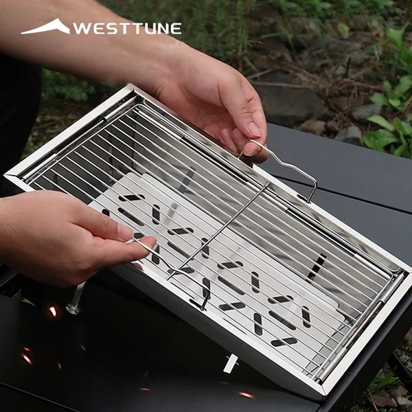 Folding Charcoal Camping Grill
