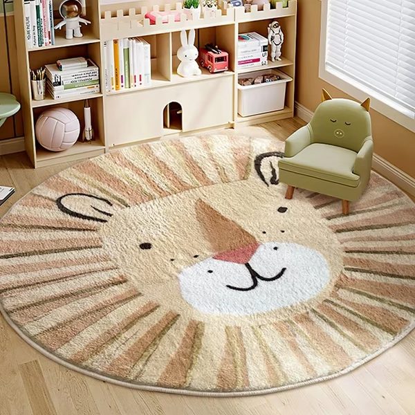 Little Lion Round Rug
