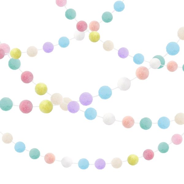Pastel Pom-Pom Garland
