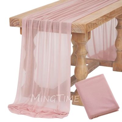 Blush Gauze Runner