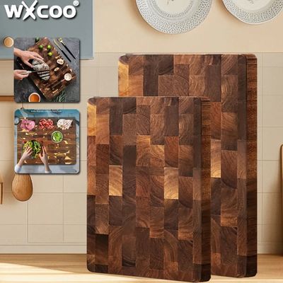 Checkerboard acacia board
