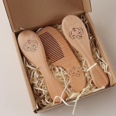 Engraved Brush & Comb Set