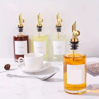 Glass oil pourer bottle