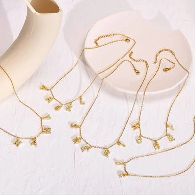 Letter Name Necklace