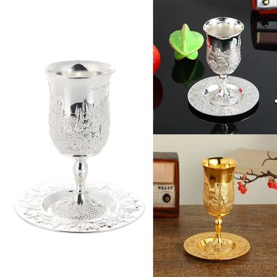 Kiddush Cup & Saucer