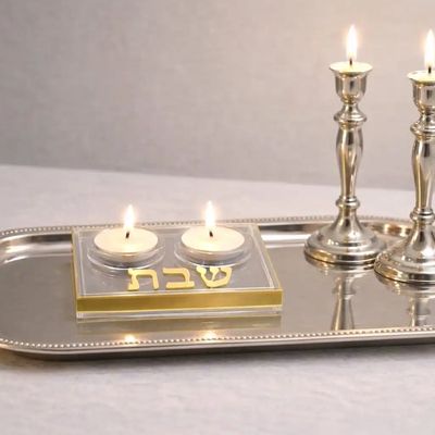 Lucite Candle Tray