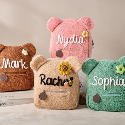 Fluffy Teddy Backpack