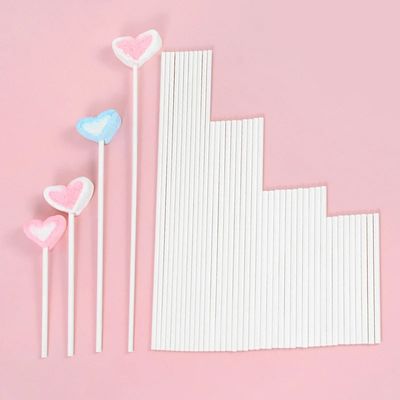 Paper lollipop sticks (100)