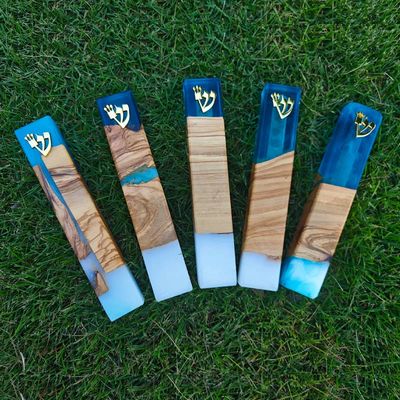 Wood & Resin Mezuzah