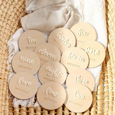Wooden Milestone Discs