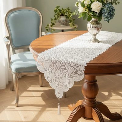 French Lace Table Runner