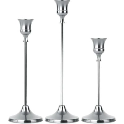 Silver Candlestick Set