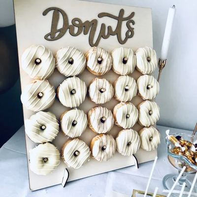 Wooden doughnut wall
