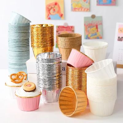 Mini paper cupcake cases (50)