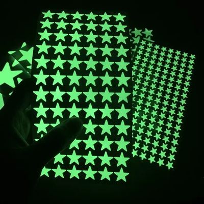 Glow-in-the-dark star stickers