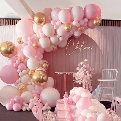 Pink balloon garland kit