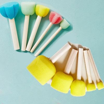 Kids' sponge painting brushes (10)
