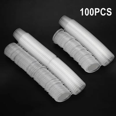 Clear sauce pots with lids (100)