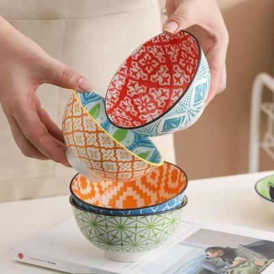 Boho ceramic bowls (4)