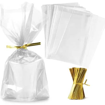 Clear treat bags with ties