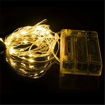 Copper-wire fairy lights