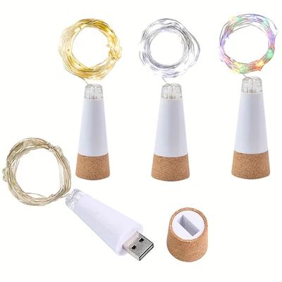Cork bottle lights