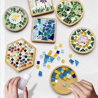 DIY mosaic coaster kit
