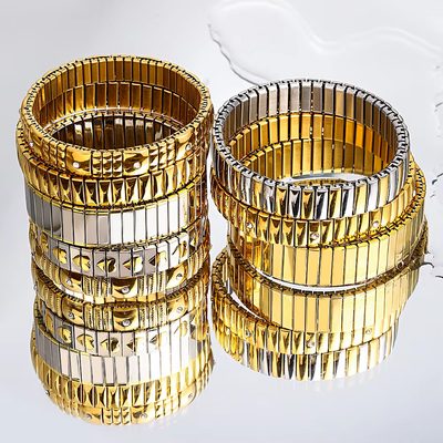 Gold Stacking Bracelets