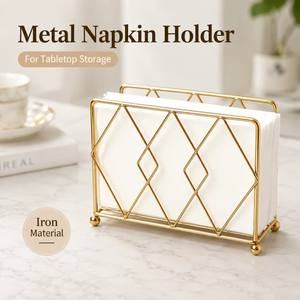 Gold Napkin Holder