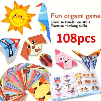 Origami set, 108 sheets