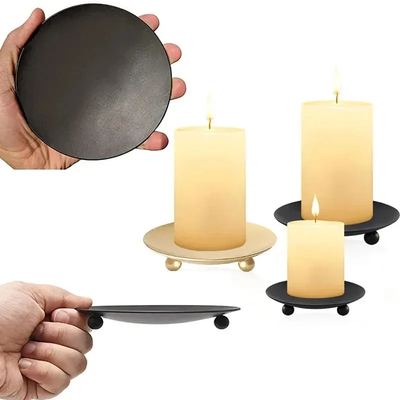 Black Gold Candle Tray