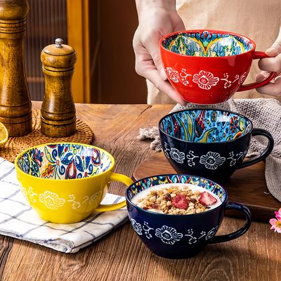 Bohemian Stoneware Tea Mug