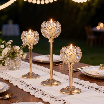 Glass Tealight Candle Holder