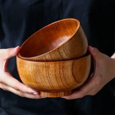 Japanese Style Wooden Bowl