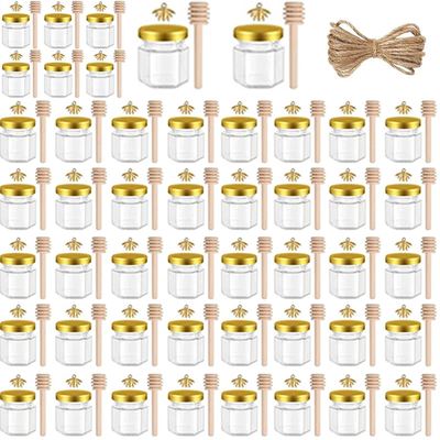 Mini Glass Topping Jars
