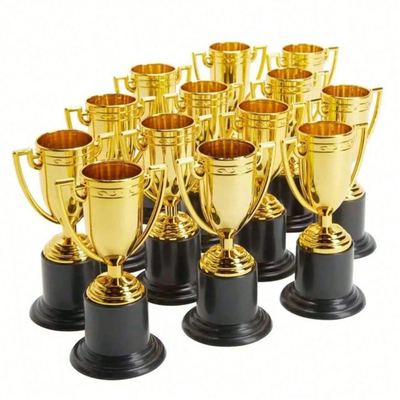 Mini Gold Trophies Set